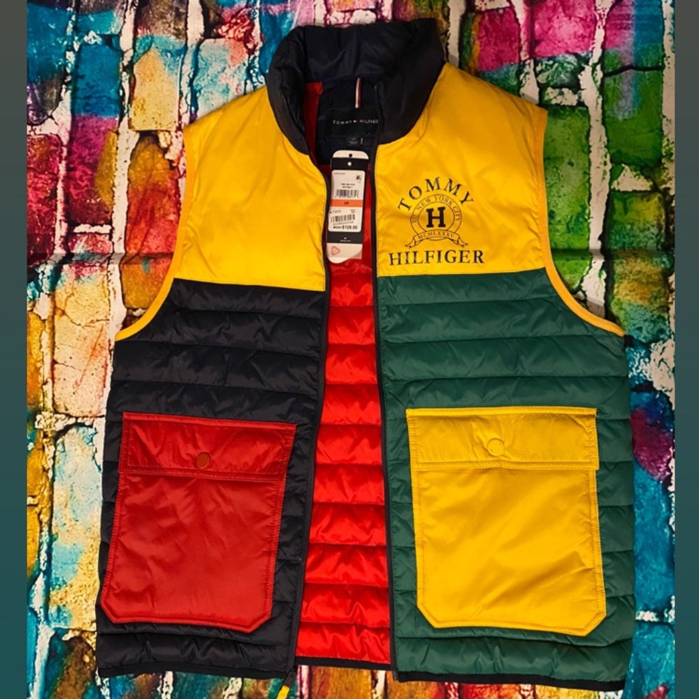 🧑🏽‍🦱UNISEX👩🏼‍🦰Tommy Hilfiger Vest💛❤️BRAND NEW‼️